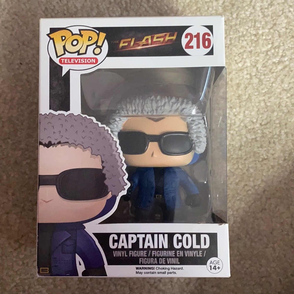 Captain Cold Funko Pop. Unopened.